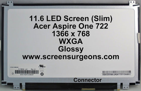 11.6" LED UPDN Backlight Laptop LCD Panel - Screen Surgeons