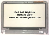 Dell Inspiron 5421 14R i14RMT Touchscreen Replacement Digitizer & Bezel Assembly - Screen Surgeons